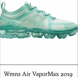>✅AIR VAPORMAX 2019 TEAL TINT TROPICAL TWIST BRAND NEW NIKE SZ 8, CENTIMETERS 25